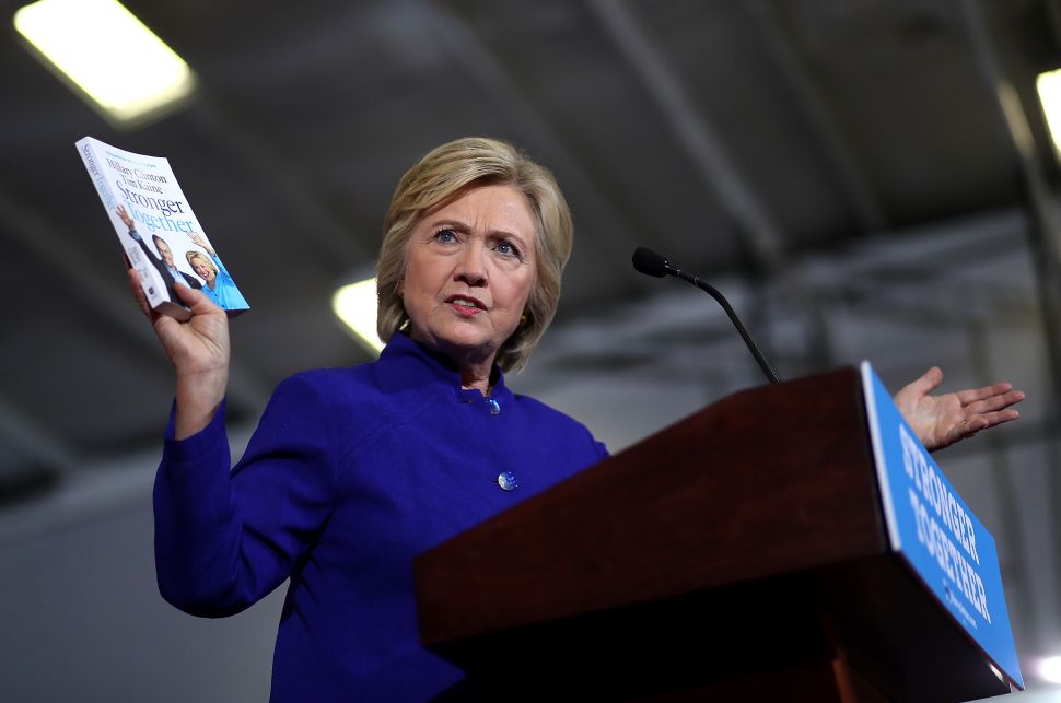Democratic presidential nominee Hillary Clinton speaks during a campaign event at Frontline Outreach and Youth Center on September 21, 2016 in Orlando, Florida. Hillary Clinton is campaigning in Florida.
