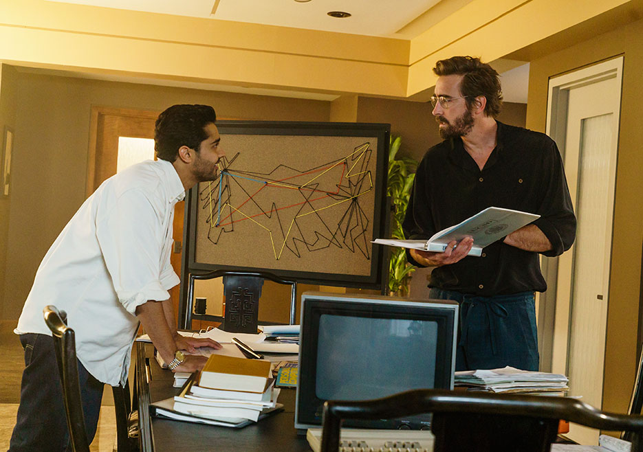 Manish Daya and Lee Pace in Halt and Catch Fire.