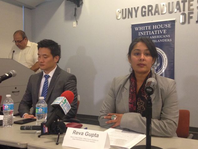Reva Gupta, senior policy advisor for the White House Initiative on Asian Americans and Pacific Islanders, discusses DACA at a media roundtable.