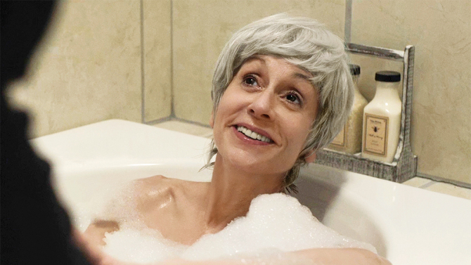 Judith Light as Shelly Pfefferman in Transparent. Light is nominated, along with co-star Gaby Hoffman, for Outstanding Supporting Actress in a Comedy Series at this weekend's Emmys.