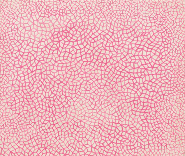 A Yayoi Kusama infinity net work.