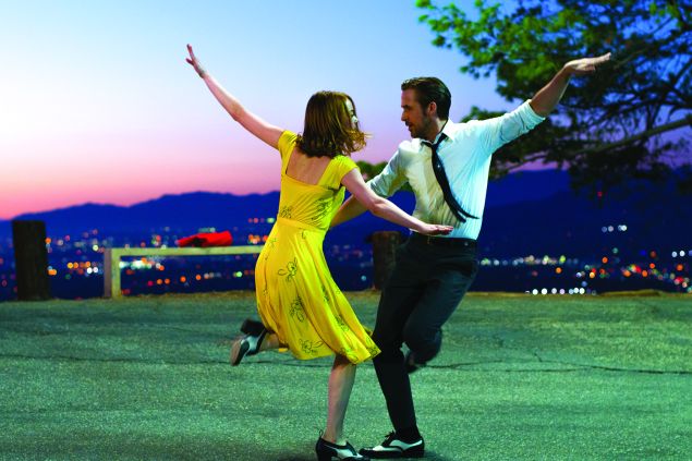 Emma Stone and Ryan Gosling in La La Land. 