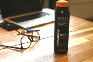 A bottle of their creation.