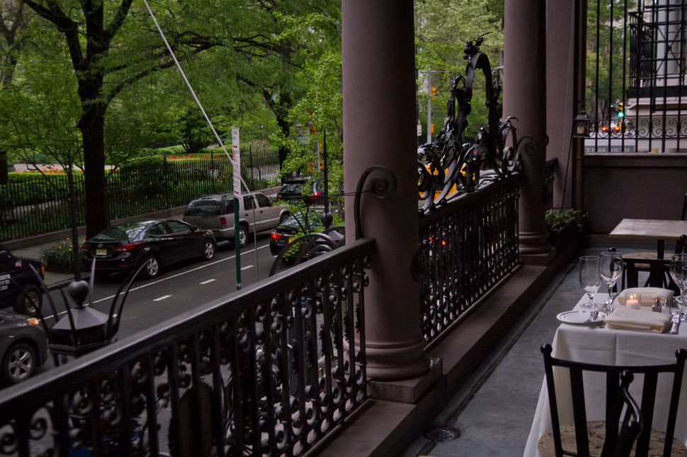 The balcony at Edwin's