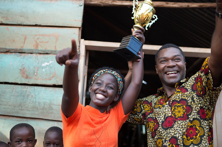 Madina Nalwanga and David Oyelowo Queen of Katwe.
