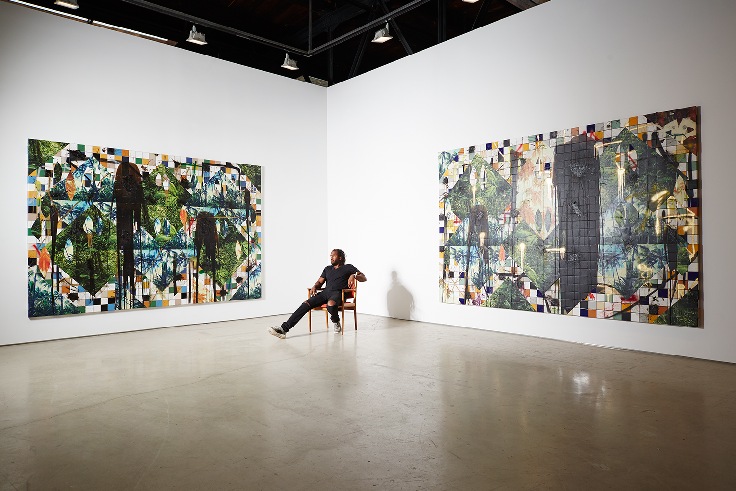 Rashid Johnson photographed at Hauser & Wirth Gallery, 511 West 18th St., New York, New York, August 25th, 2016. 