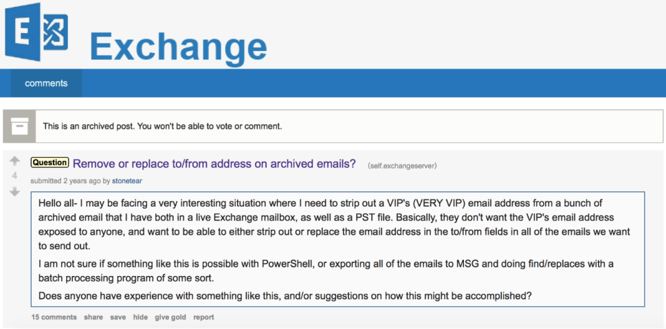 Paul Combetta's Reddit post.