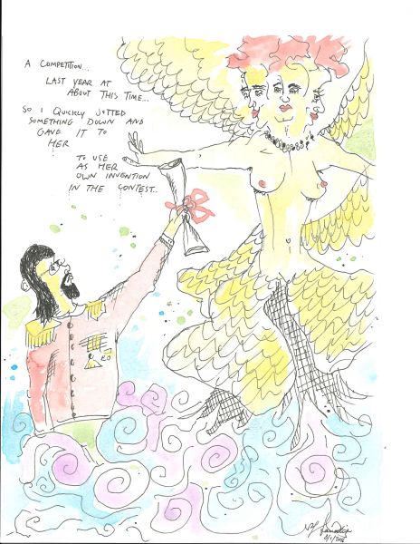 The first scene from "The Ascension of Slow Dakota" is "A Contest"