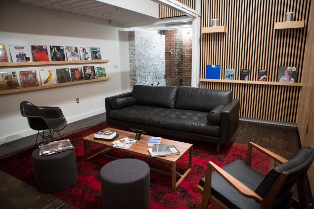 The Sonos listening room at Brooklyn's Rough Trade