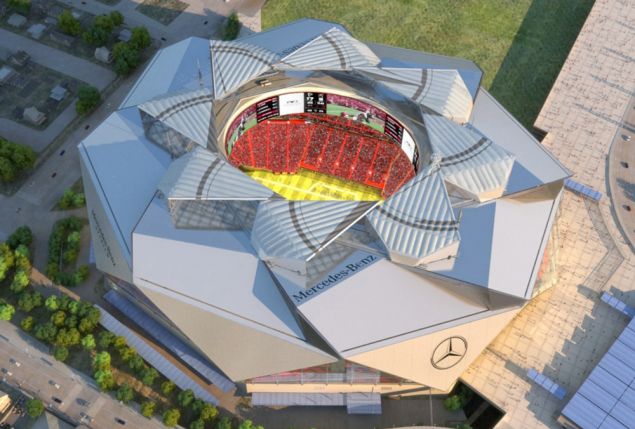 Mercedes-Benz Stadium.