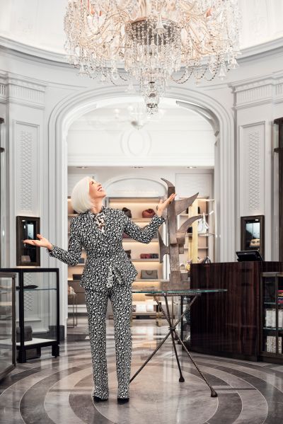 Fargo marvels at the newly renovated handbag section