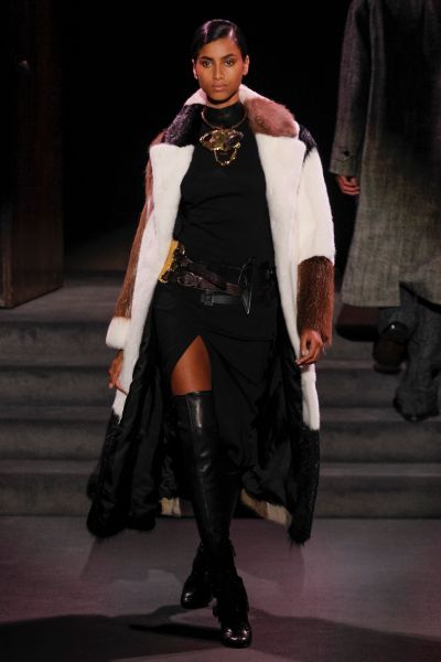 A literal interpretation of rich lady dressing at Tom Ford