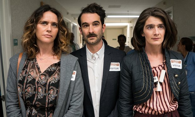 Amy Landecker, Jay Duplass and Gaby Hoffmann in Transparent.