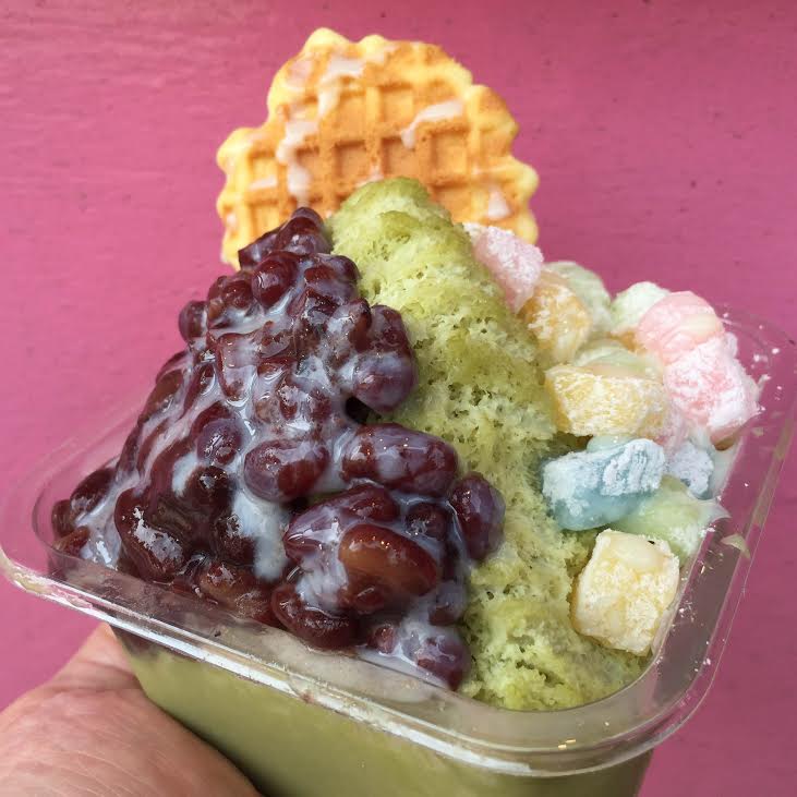 At Binxbox, flavored mixtures are poured into machines from Seoul.