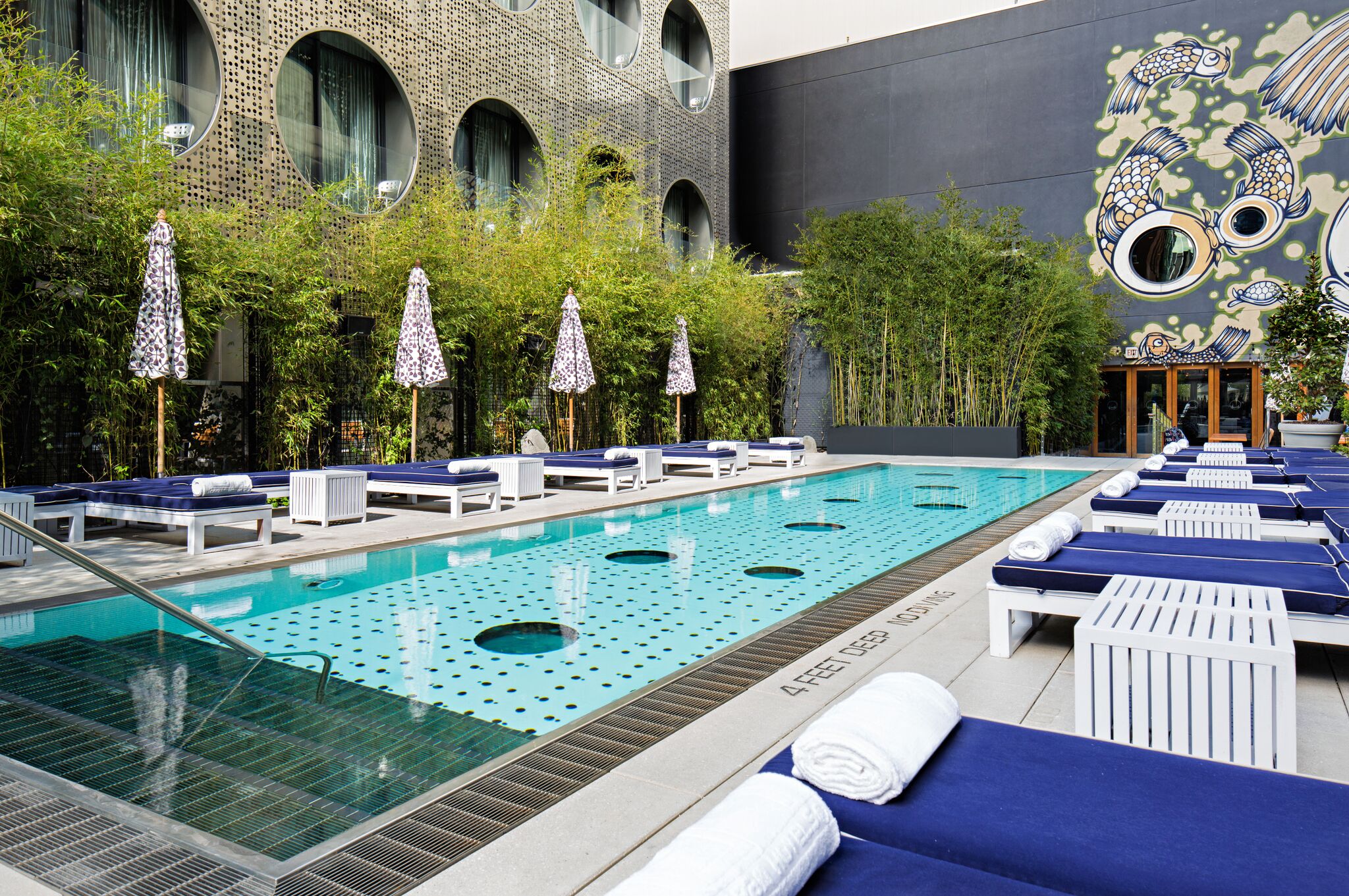 The pool at The Dream is one.