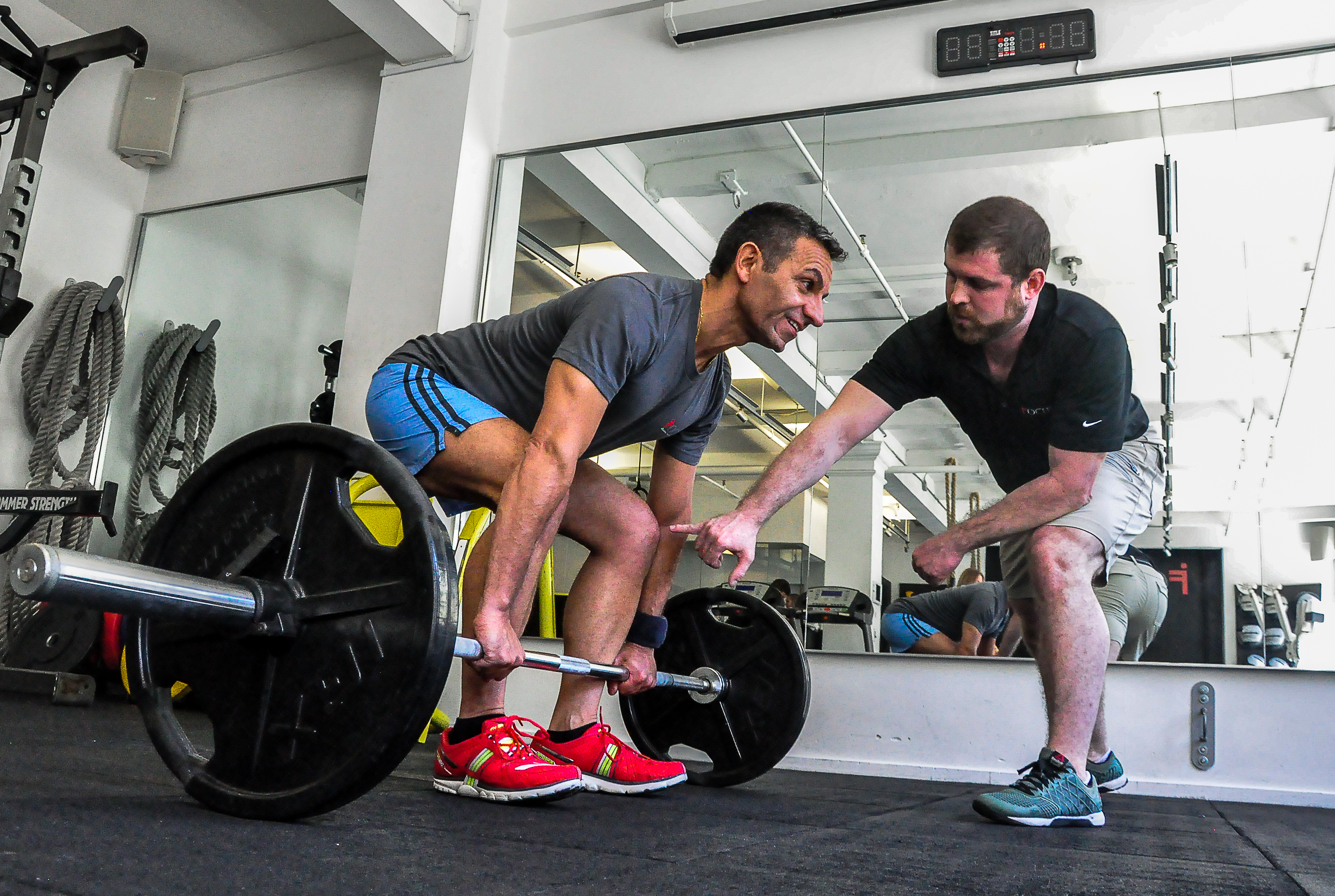 FOCUS weight lifting class.