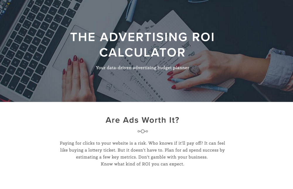 Ads ROI Calculator