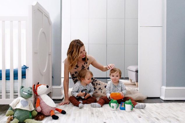 Beauchamp with her Twins.