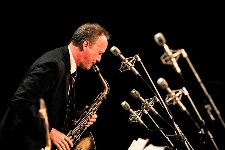Jazz composer and saxophonist Ted Nash