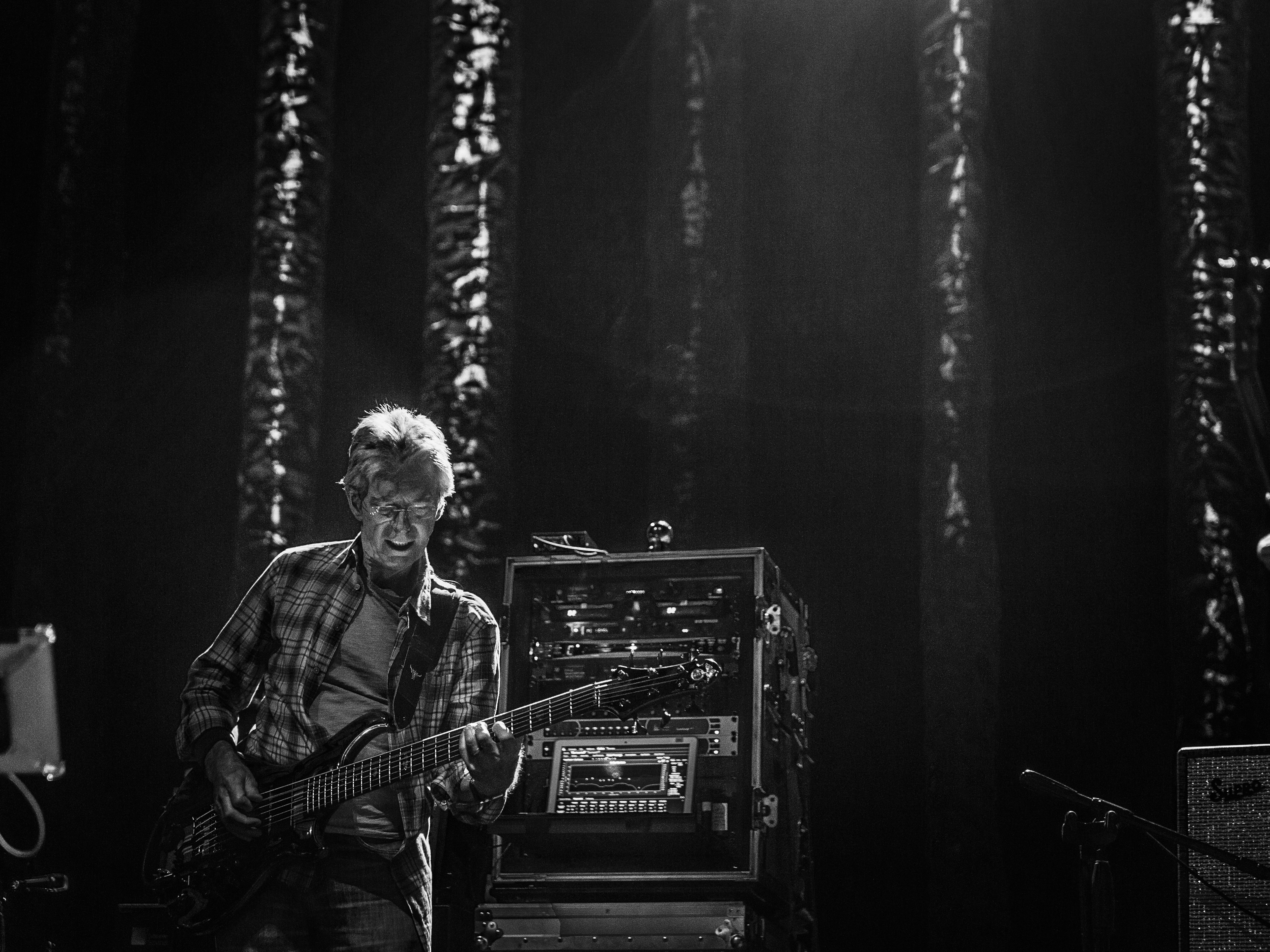 Phil Lesh onstage at his first of two Coney Island shows.