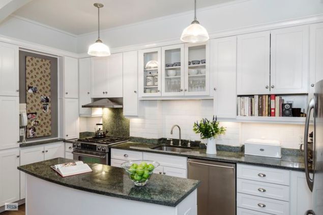 The modern kitchen.