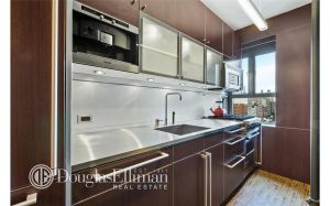 A sleek kitchen.