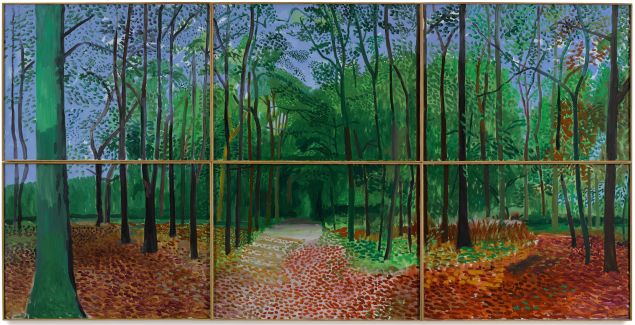 David Hockney's Woldgate Woods.