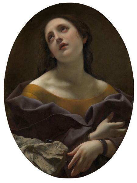 The Allegory of Patience, by Carlo Dolci, offered by CARLO ORSI - TRINITY FINE ART at TEFAF New York.