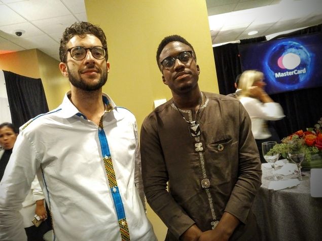 BenBen cofounders, Daniel Bloch and Emmanuel Noah, at the UN Solutions Summit 2016.