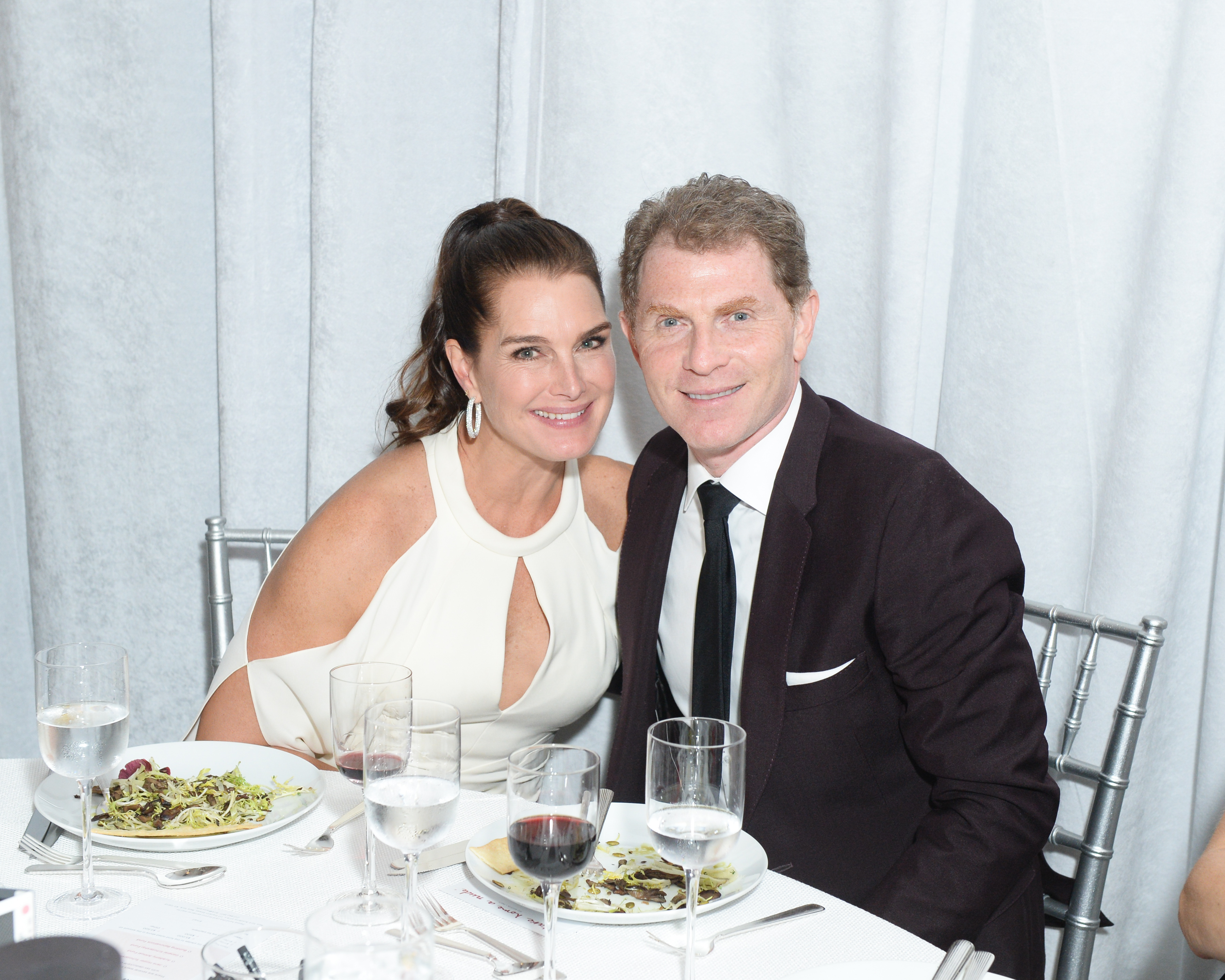 Brooke Shields and Bobby Flay.