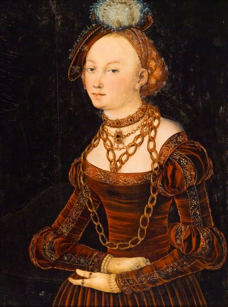 Lucas Cranach the Elder's Portrait of a Lady.