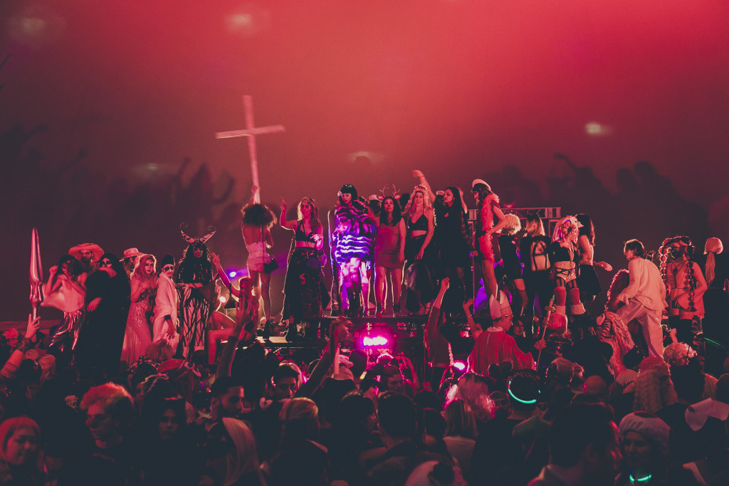 Partiers at last year's MoMA PS1 Halloween Ball.