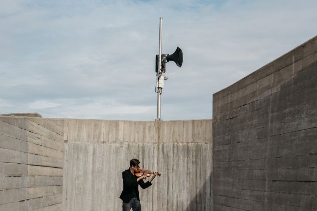 Christopher Tignor recorded the entirety of his new album, "Along a Vanishing Plane", live at this assylum.