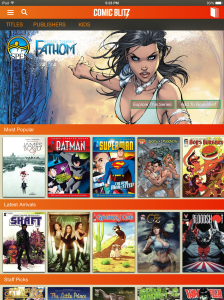The Comic Blitz app.