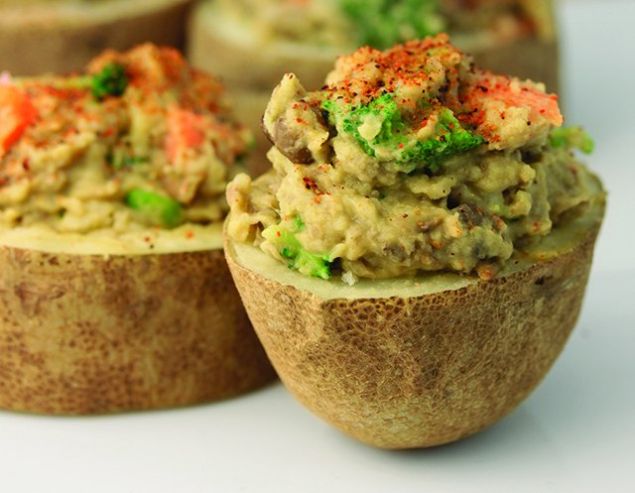 Cannabis-infused deviled lentils by McDonough for Hight Times.