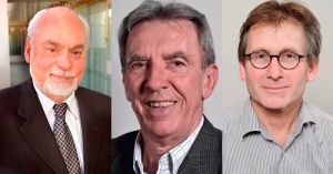 Nobel laureates Stoddart, Sauvage and Feringa.