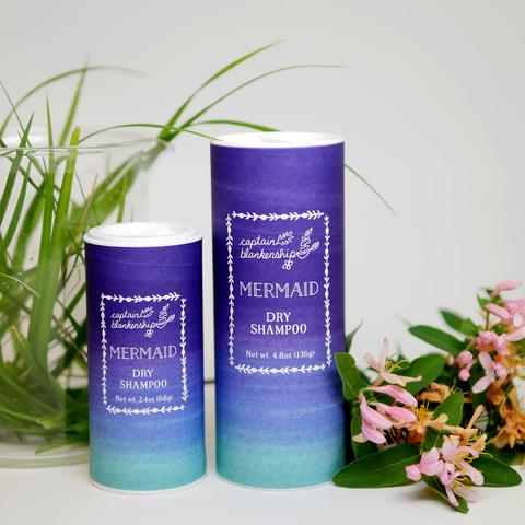 Captain Blankenship's Dry Shampoo comes in a useful travel size.