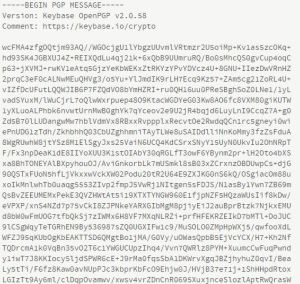 This is part of an encrypted version of this very post. If a criminal broke into a server, this would be the kind of stuff they would see.