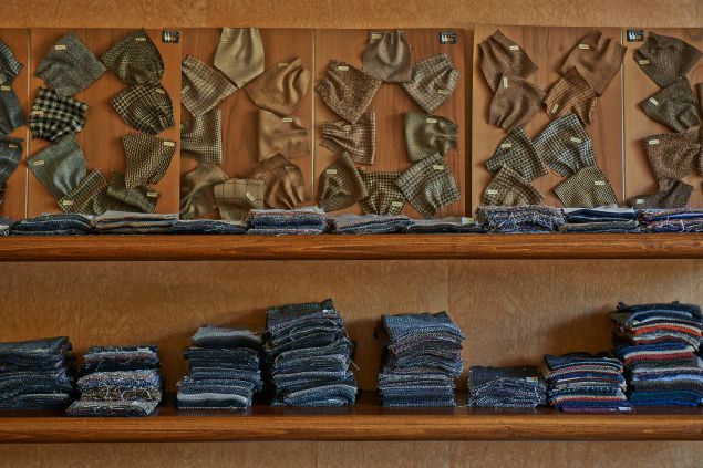 Inside an Italian factory where Suitsupply produces their wool.