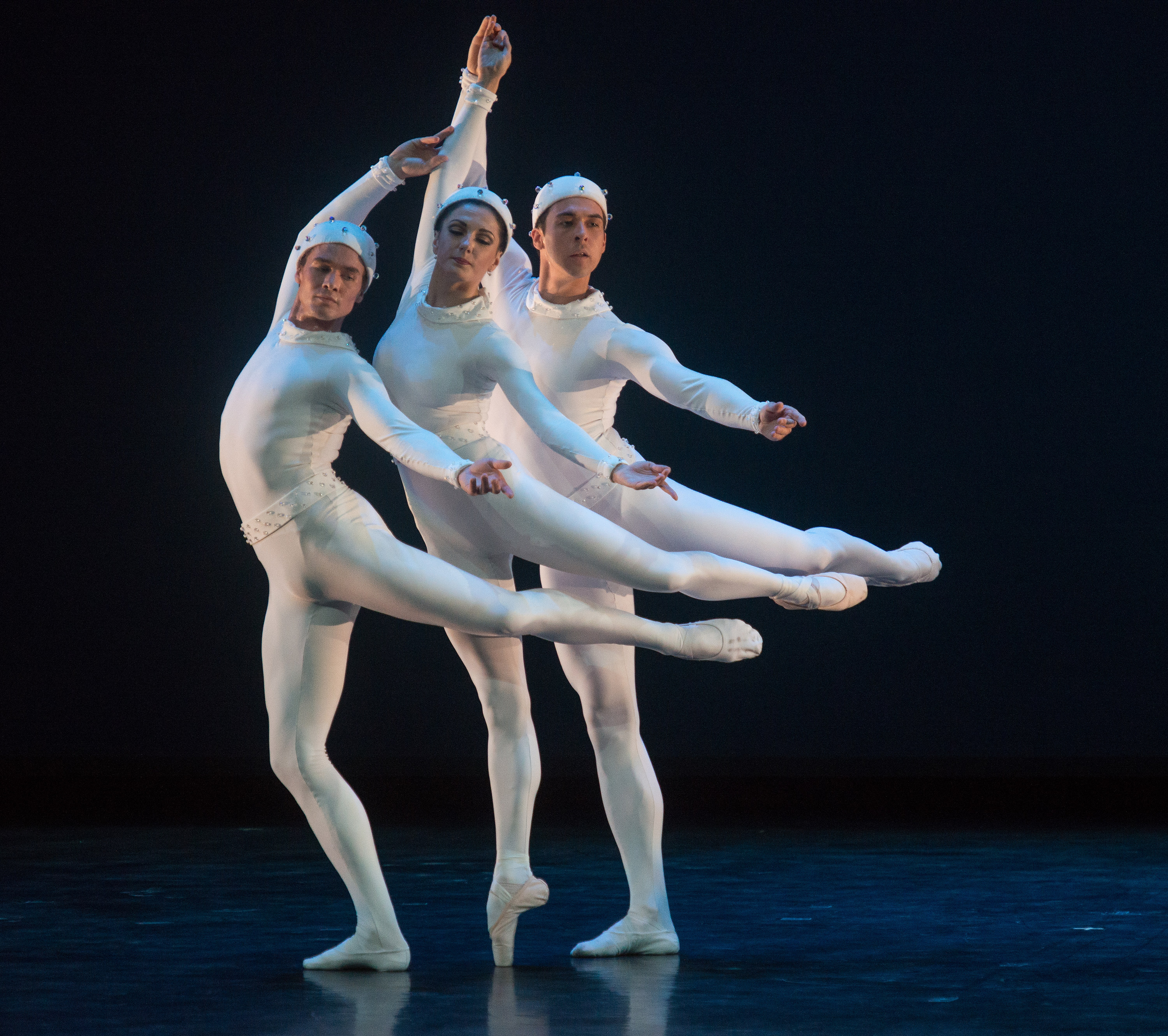 American Ballet Theatre, Monotones II, Frederick Ashton with Veronica Part, Thomas Forster, and Cory Sterns, perform at Fall for Dance Opening Night at City Center on September 26, 2106. Photo Credit:
