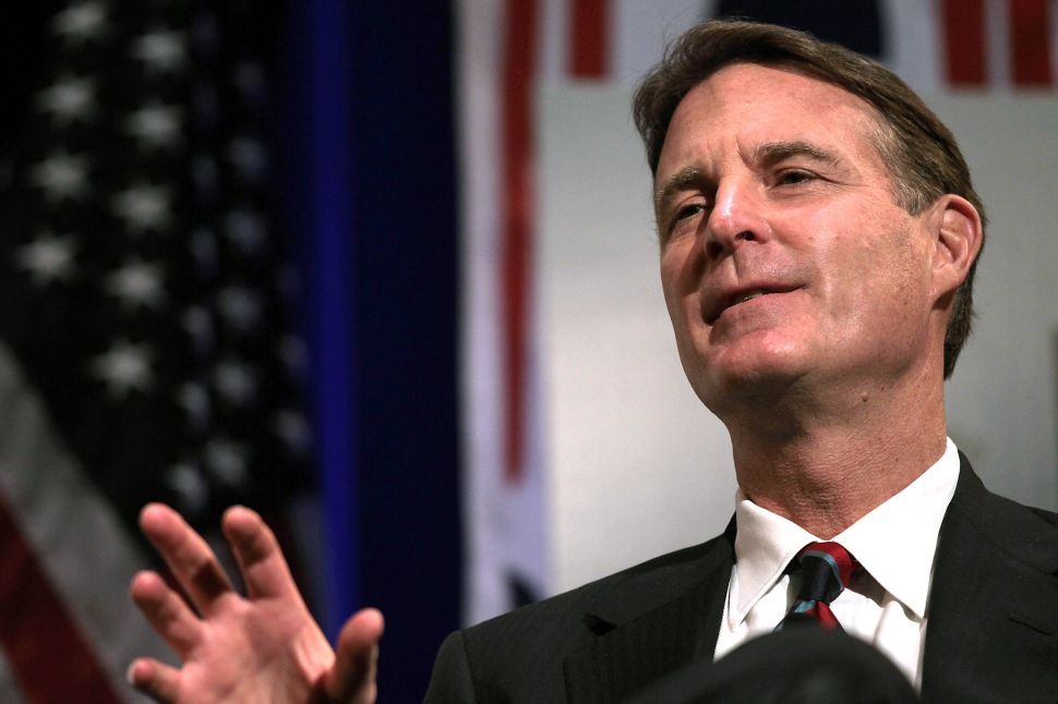 U.S. Sen. Evan Bayh (D-IN) speaks at the launch of the unaffiliated political organization known as No Labels December 13, 2010 at Columbia University in New York City. 
