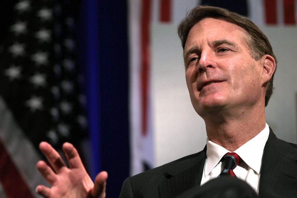 U.S. Sen. Evan Bayh (D-IN) speaks at the launch of the unaffiliated political organization known as No Labels December 13, 2010 at Columbia University in New York City.