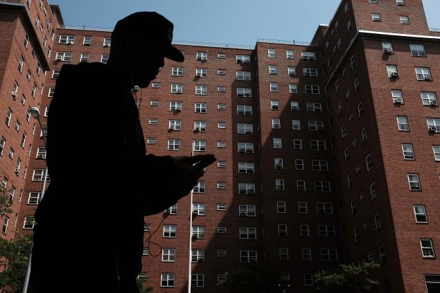 Public housing in East Harlem.