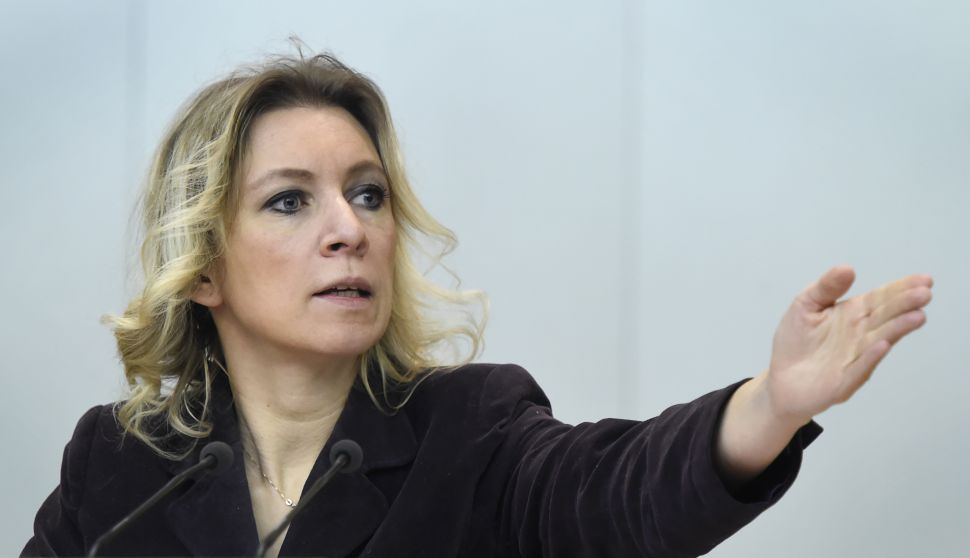 Russian Foreign Ministry spokeswoman Maria Zakharova, pictured here in Moscow on January 26, 2016, never misses an opportunity to needle President Obama for what she considers his short list of accomplishments.
