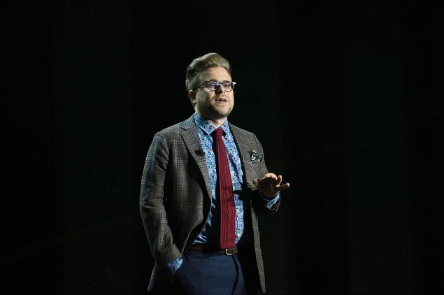 Adam Conover at the Turner Upfront