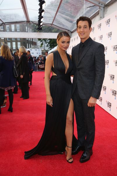 Keleigh Sperry and Miles Teller.
