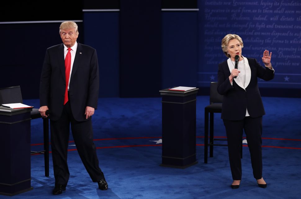 Donald Trump and Hillary Clinton.
