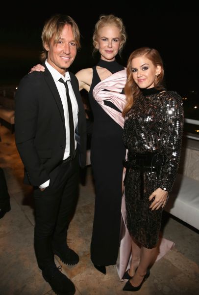 Keith Urban, Nicole Kidman and Isla Fisher.