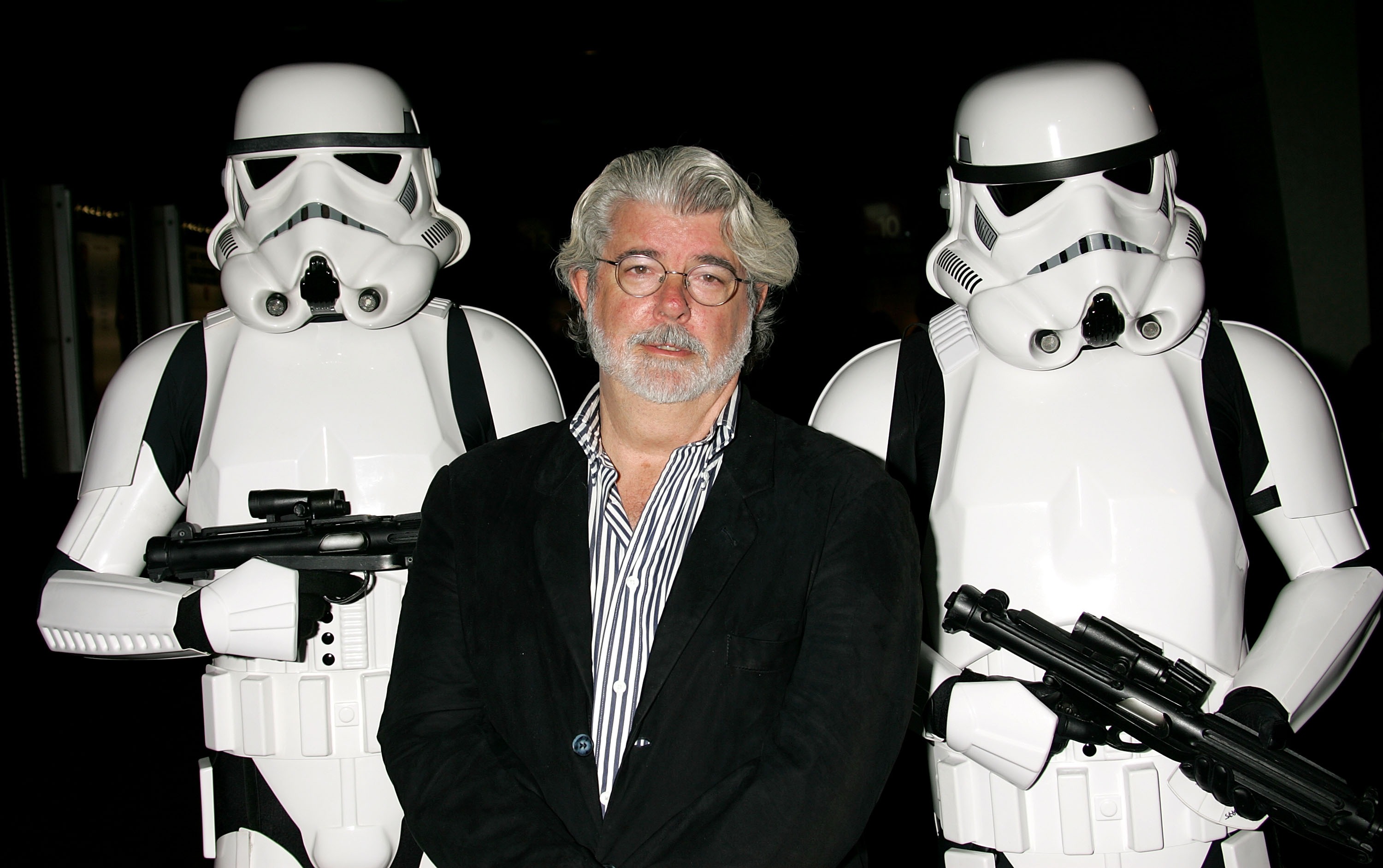HOLLYWOOD - OCTOBER 03: ***EXCLUSIVE ACCESS*** Director George Lucas presents the film "Star Wars - Episode IV: A New Hope" at AFI's 40th Anniversary celebration presented by Target held at Arclight Cinemas on October 3, 2007 in Hollywood, California.