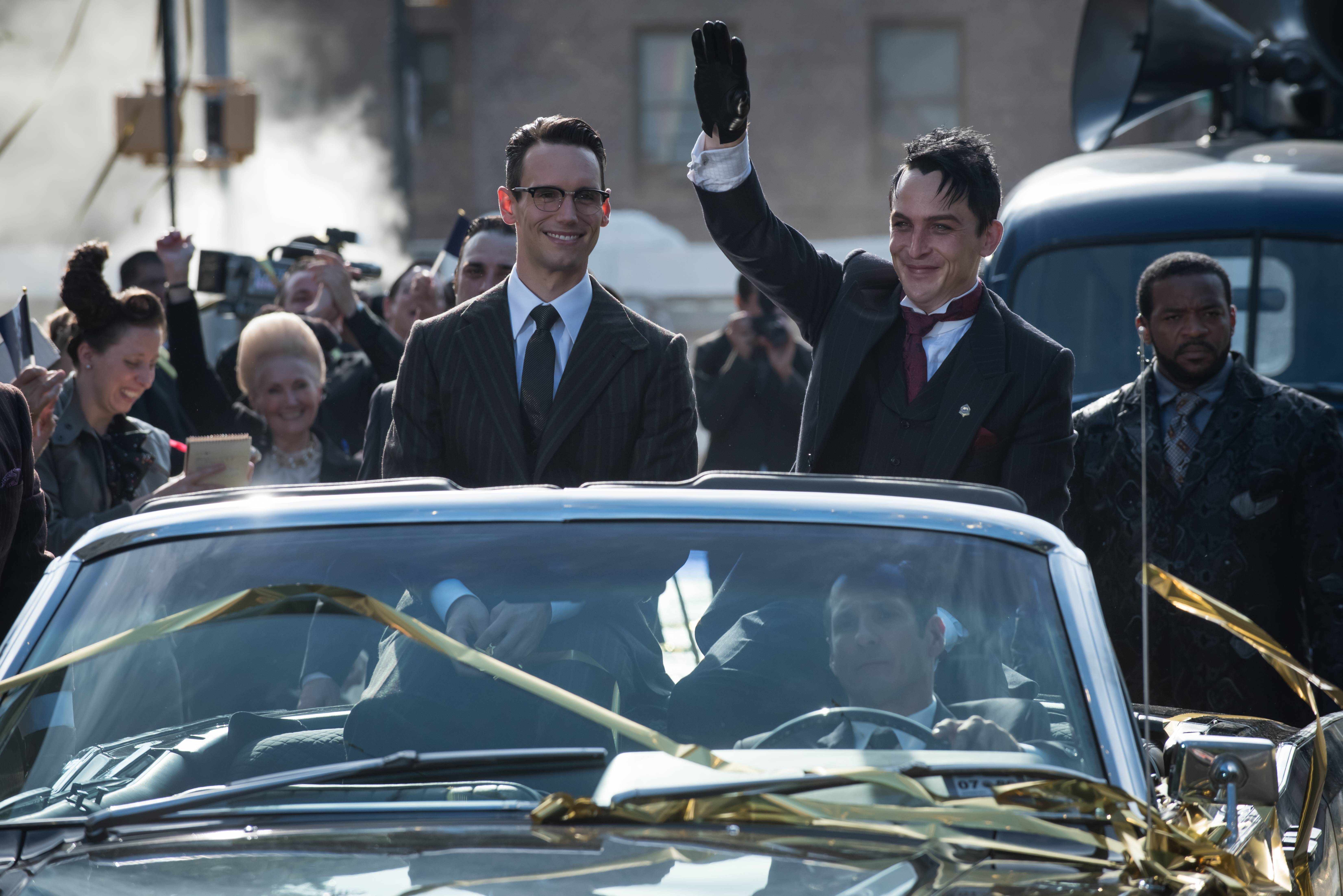 Cory Michael Smith and Robin Lord Taylor.